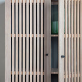 Gallery Okayama Oak 2 Door Cocktail Cabinet