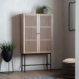 Gallery Okayama Oak 2 Door Cocktail Cabinet