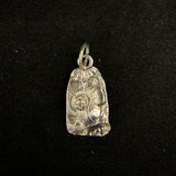 Malcolm Appleby Flower/Scroll Tag Pendant