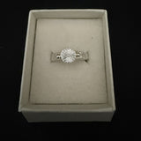 Malcolm Appleby Flowers Ring with Silver Accent - Size P