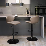 Bentley Designs Rosso Gas Lift Swivel Bar Stool (Single)