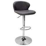 Bentley Designs Rosso Gas Lift Swivel Bar Stool (Single)