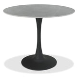 Bentley Designs Mason Circular Bistro Table with Black Base
