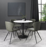 Bentley Designs Mason Circular Bistro Table with Black Base