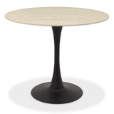 Bentley Designs Mason Circular Bistro Table with Black Base