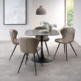 Bentley Designs Carter Square Bistro Table with Black Base