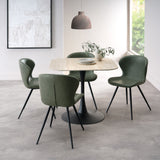 Bentley Designs Carter Square Bistro Table with Black Base