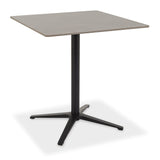 Bentley Designs Baxter Square Bistro Table with Black Base