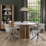 Bentley Designs Warren Sintered Stone 4 Seater Dining Table