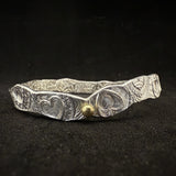 Malcolm Appleby Hearts with 18ct Gold Bead Bracelet