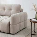 Kyoto Morgan Quilted Corner Sofa Bed