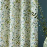 Laura Ashley Brayton Leaves Ready Made Curtains