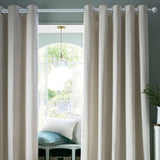 Laura Ashley Cornish Chenille Stripe Ready Made Curtains
