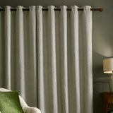 Laura Ashley Milbourne Herringbone Ready Made Curtains