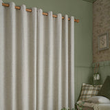 Laura Ashley Milbourne Herringbone Ready Made Curtains