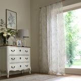 Laura Ashley Pussy Willow Voile Slot Top Panel Curtains