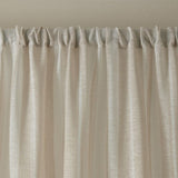 Laura Ashley Awning Stripe Voile Slot Top Panel Curtains