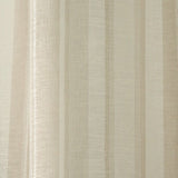 Laura Ashley Awning Stripe Voile Slot Top Panel Curtains