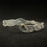 Malcolm Appleby Leaves with 18ct Gold Bead Bracelet