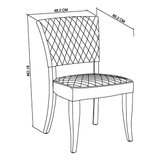 Bentley Designs Athena Fumed Oak 4 Seater Dining Table & 4 Logan Chairs
