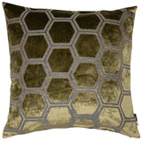 Ivor Velvet Geometric Large Cushion