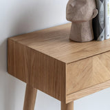 Gallery Milano 2 Drawer Console Table