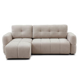 Kyoto Morgan Quilted Corner Sofa Bed