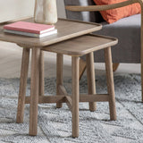 Gallery Kingham Grey Oak Nest of Tables