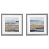 Ocean Glimmer Framed Art