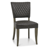 Bentley Designs Athena Fumed Oak 4 Seater Dining Table & 4 Logan Chairs