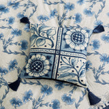 Morris & Co V&A Scrolling Carnation Cushion