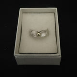 Malcolm Appleby Spirals with 18ct Gold Bead Ring - Size M