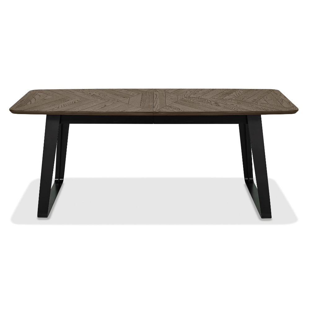 Emerson Weathered Oak & Peppercorn 6-8 Seater Extension Dining Table
