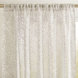 William Morris at Home Original Willow Voile Slot Top Sheer Panel Curtains