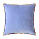 Bluebellgray Blanket Stitch Velvet Cushion