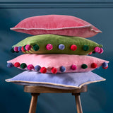 Bluebellgray Pom Pom Cushion