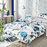 Designers Guild Indigo Flower Duvet Set
