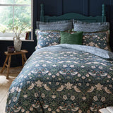 William Morris at Home Midnight Strawberry Thief Duvet Set