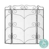 Heavy Large Antique Silver Fire Screen | Taylors on the High Street
