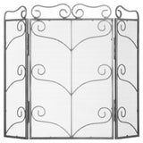Heavy Large Antique Silver Fire Screen | Taylors on the High Street
