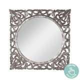 Hand Carved Louis Metallic Large Wall Mirror | Taylors on the High Street
