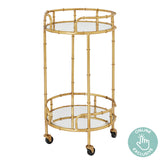 Gold Round Drinks Trolley | Taylors on the High Street