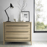 Bentley Designs Rimini Aged Oak & Weathered Oak 3 Drawer Chest | Taylors on the High Street