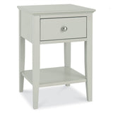 Bentley Designs Ashby Soft Grey 1 Drawer Nightstand | Taylors on the High Street