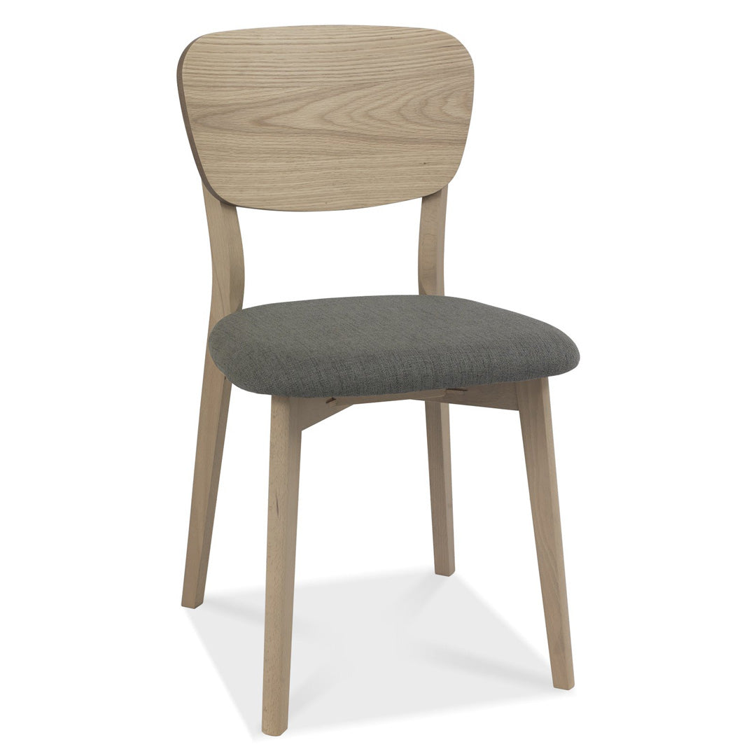 Bentley Designs Dansk Scandi Oak Veneer Back Dining Chairs | Taylors on the High Street
