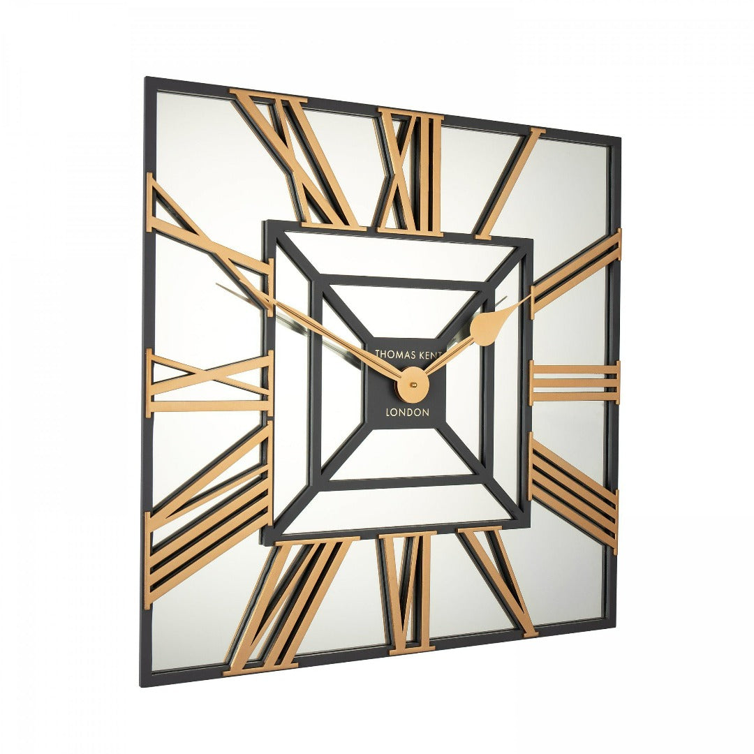 Thomas Kent Mirror Star Square Wall Clock | Taylors on the High Street