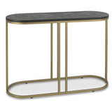 Bentley Designs Chevron Peppercorn Ash Console Table | Taylors on the High Street