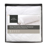 The Fine Bedding Company Deep Fill Cotton Mattress Protector | Taylors on the High Street