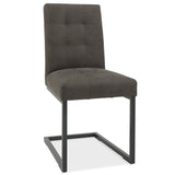 Bentley Designs Indus Upholstered Cantilever Chairs (Pair)