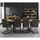 Bentley Designs Indus Rustic Oak 6-8 Dining Table | Taylors on the High Street